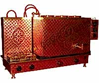 Üçlü Bakır Çay Kazanı - Klasik