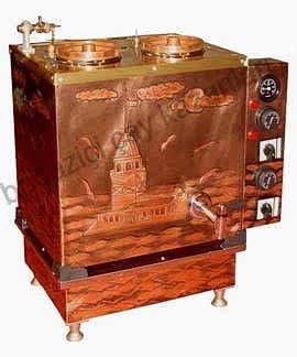 Büro Tipi Bakır Çay Kazanı (Kız Kulesi)